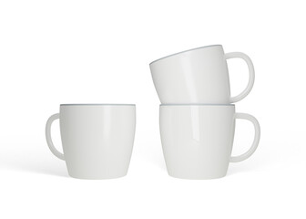 Coffee Branding Oval Cup Mockup