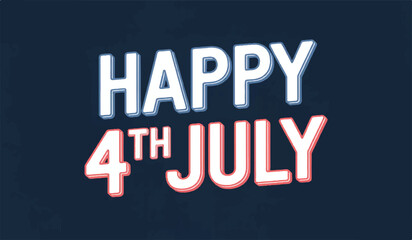 Vibrant 4th of July American Flag & Fireworks Celebration Graphic - Perfect for Independence Day Design

