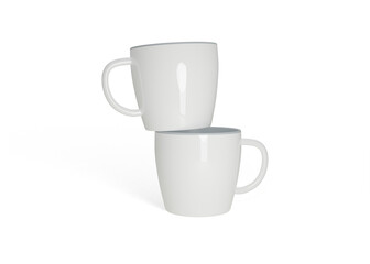 Oval Mug Mockup for Coffee Shop Branding
