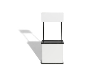 Portable Stand Booth Mockup for Event Branding