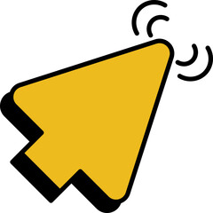 Retro Arrow Cursor Element
