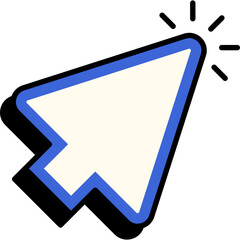 Retro Arrow Cursor Element