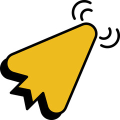 Retro Arrow Cursor Element