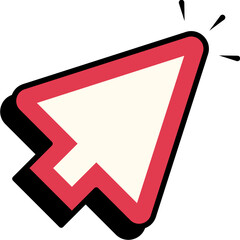 Retro Arrow Cursor Element