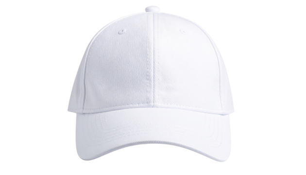 White cap front mockup