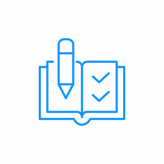 prepare notes icon sign vector