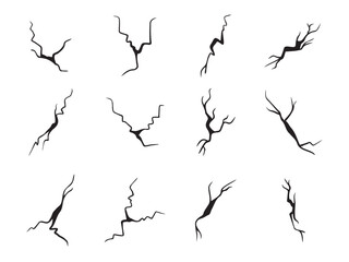 Hand drawn cracked egg, ground, glass, wall. Cartoon doodle style