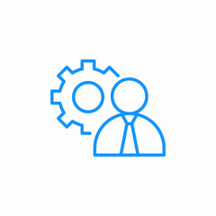 user settings icon sign vector