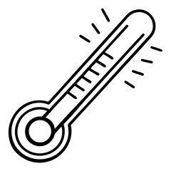 Thermometer Heat Check Vector
