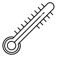 Thermometer Heat Check Vector