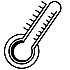 Thermometer Heat Check Vector