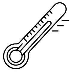 Thermometer Heat Check Vector