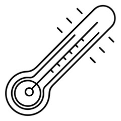 Thermometer Heat Check Vector