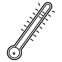 Thermometer Heat Check Vector