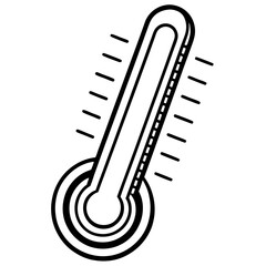 Thermometer Heat Check Vector