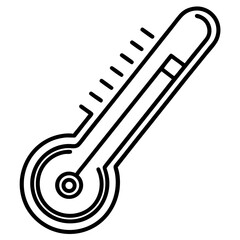 Thermometer Heat Check Vector