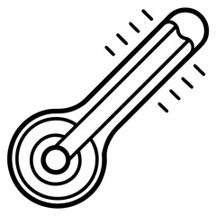 Thermometer Heat Check Vector