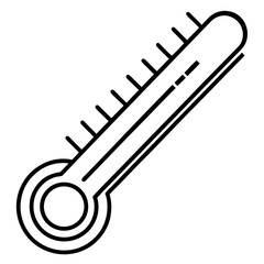 Thermometer Heat Check Vector