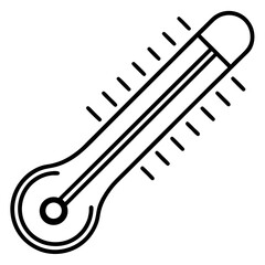 Thermometer Heat Check Vector