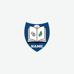 3507 educational logo school college university learning institute book academy organization