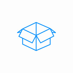 open box icon sign vector