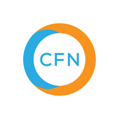 Elegant Monogram Logo Design with Decorative Frame – CFN Luxury Brand Identity Icon. CFN Letter Logo.
