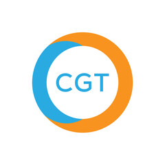 Elegant Monogram Logo Design with Decorative Frame – CGT Luxury Brand Identity Icon. CGT Letter Logo.
