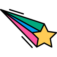 Retro Shooting Star
