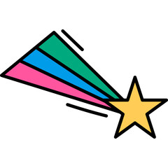 Retro Shooting Star