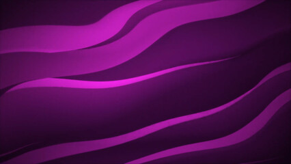Fototapeta premium Abstract Purple Wavy Lines Background with Depth and Shadow Creating a Dynamic and Modern Aesthetic This