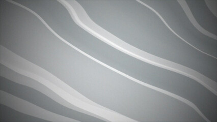 Subtle Gray Abstract Background with Wavy Lines and Soft Shadows Creating a Modern and Minimalist Aesthetic
