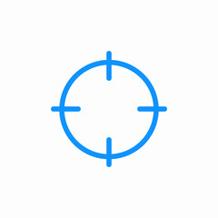 target icon icon sign vector