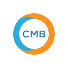 Elegant Monogram Logo Design with Decorative Frame – CMB Luxury Brand Identity Icon
