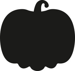 pumpkin icon flat, style Scary isolated on transparent background