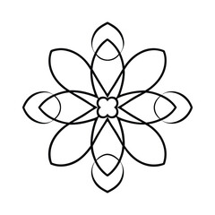 Intricate heart shaped mandala design featuring symmetrical patterns and vibrant colors on a clean white background