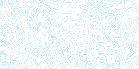 Blue Abstract Background with Soft Topographic Lines and Gentle Elevation Flow.