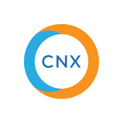 Elegant Monogram Logo Design with Decorative Frame – CNX Luxury Brand Identity Icon
