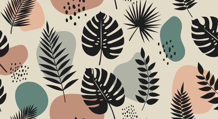 Abstract Tropical Leaf Pattern