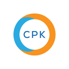 Elegant Monogram Logo Design with Decorative Frame – CPK Luxury Brand Identity Icon
