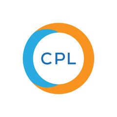 Elegant Monogram Logo Design with Decorative Frame – CPL Luxury Brand Identity Icon
