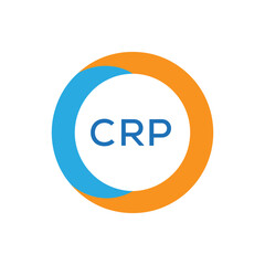 Elegant Monogram Logo Design with Decorative Frame – CRP Luxury Brand Identity Icon
