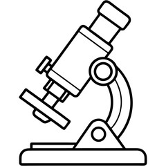 illustration of microscope