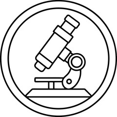 illustration of microscope