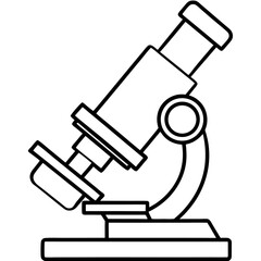 illustration of microscope