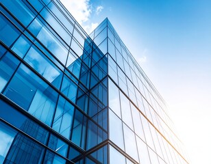 Modern Architectural Building with Glass Facade