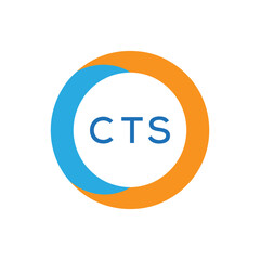 Elegant Monogram Logo Design with Decorative Frame – CTS Luxury Brand Identity Icon
