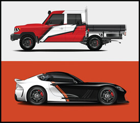 Custom Designed Off Road Truck and Sports Car