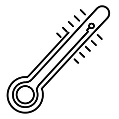 Fever Check Icon Vector