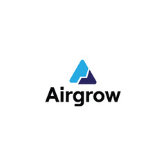 Airgrow modern business logo design