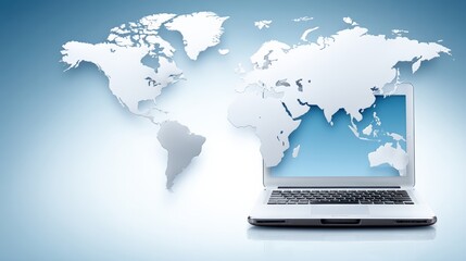 Global connectivity exploring technology trends digital world infographic modern environment aerial view innovation insights